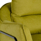 Armchair 76,5 x 70 x 74 cm Synthetic Fabric Metal Green-6