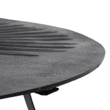 Centre Table Black 80 x 80 x 35 cm-5