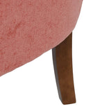 Armchair 77 x 64 x 88 cm Synthetic Fabric Wood Dark Red-1