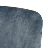 Armchair 77 x 64 x 88 cm Synthetic Fabric Wood Light Blue-10