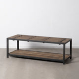 Centre Table Black Natural 165 x 64 x 55 cm-6