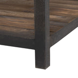 Centre Table Black Natural 165 x 64 x 55 cm-9