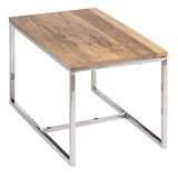 Centre Table 70 x 70 x 41 cm Metal Wood 3 Units-7