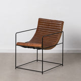 Armchair Brown Black 58 x 68 x 75 cm-10