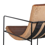 Armchair Brown Black 58 x 68 x 75 cm-3