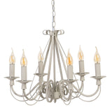 Ceiling Light 63 x 63 x 102 cm Metal Taupe Iron Vintage-0