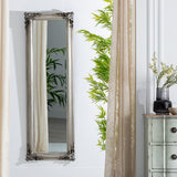 Mirror 56 x 4 x 172 cm Crystal Wood Silver-6