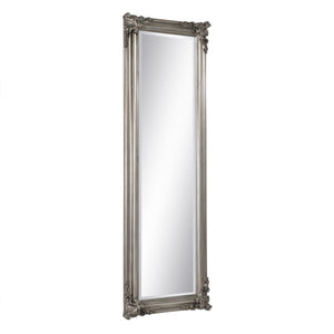 Mirror 56 x 4 x 172 cm Crystal Wood Silver-0