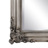 Mirror 56 x 4 x 172 cm Crystal Wood Silver-5