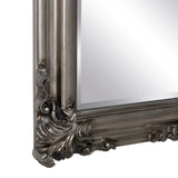 Mirror 56 x 4 x 172 cm Crystal Wood Silver-3