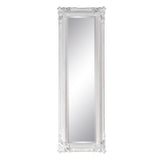 Mirror 46 x 6 x 147 cm Crystal Wood White-0
