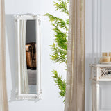 Mirror 46 x 6 x 147 cm Crystal Wood White-5