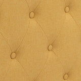 Headboard 162 x 10 x 120 cm Wood Mustard-2