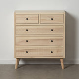 Chest of drawers MARIE 85 x 40 x 95 cm Natural Wood DMF-1