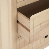 Chest of drawers MARIE 85 x 40 x 95 cm Natural Wood DMF-3