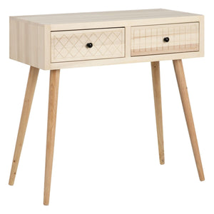 Console MARIE Natural Aspen wood 85 x 40 x 80,5 cm-0