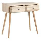 Console MARIE Natural Aspen wood 85 x 40 x 80,5 cm-7