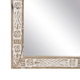 Wall mirror 51 x 3 x 76 cm Wood White-2