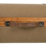Set of Chests 80 x 41,5 x 25 cm Synthetic Fabric Wood (2 Pieces)-5
