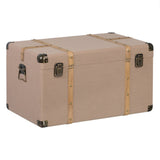 Set of Chests Taupe Linen Metal MDF Wood 77 x 47 x 42 cm (4 Units)-8