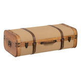 Set of Chests 80 x 41,5 x 25 cm Synthetic Fabric Wood (2 Pieces)-9