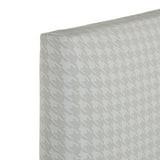 Headboard 160 x 4 x 80 cm Synthetic Fabric Grey Wood-2
