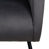 Armchair Black Grey 68 x 97 x 86 cm-3