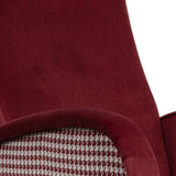 Armchair Black Burgundy 68 x 97 x 86 cm-7