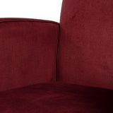 Armchair Black Burgundy 68 x 97 x 86 cm-6