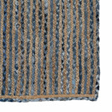 Carpet Natural Blue Cotton Jute 230 x 160 cm-4