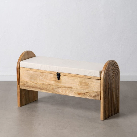 Chest 100 x 35 x 56 cm Synthetic Fabric Wood-0