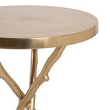 Side table Golden Metal Aluminium 41 x 41 x 52 cm-6