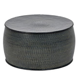 Side table 66 x 66 x 34,5 cm Black Aluminium (3 Units)-8