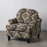 Armchair Black Taupe 91 x 90 x 95 cm-10