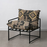 Armchair Black Taupe 70 x 84 x 86 cm-10