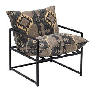 Armchair Black Taupe 70 x 84 x 86 cm-0