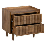 Side table APRICOT Natural Mango wood 45 x 30 x 40 cm-0