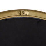 Wall mirror 88,2 x 2,5 x 88,2 cm Circular Golden Aluminium-1