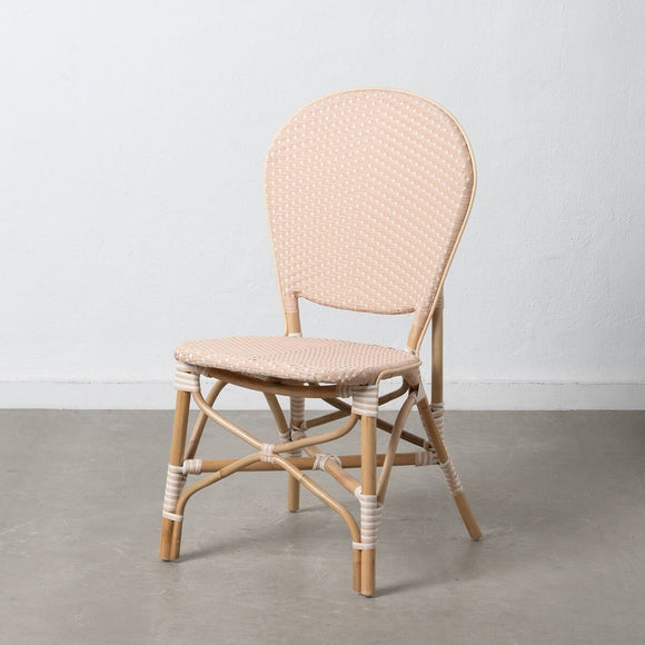 Dining Chair 47 x 54 x 93 cm Natural Beige Rattan-0