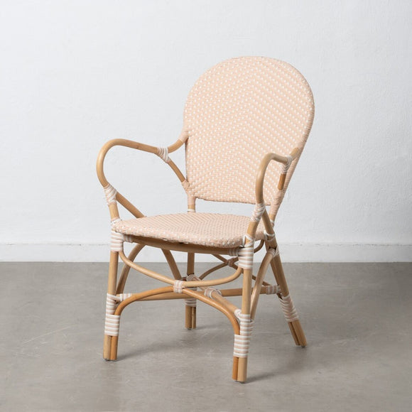 Dining Chair 57 x 62 x 90 cm Natural Beige Rattan-0