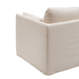 2-Seater Sofa Beige 194 x 100 x 94 cm-2
