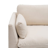 3-Seater Sofa Beige Viscose 224 x 100 x 94 cm-7