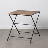 Side table 70 x 70 x 76 cm Natural Black Wood Iron-0