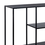 TV furniture 120,5 x 30 x 81,3 cm Black Steel-4