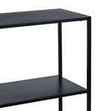 TV furniture 120,5 x 30 x 81,3 cm Black Steel-3