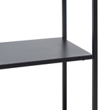 Shelves 90 x 30 x 188 cm Black Steel-3