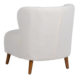 Armchair 72 x 78 x 82 cm Rubber wood White-8