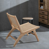 Armchair Natural Wood Rattan 60,5 x 73,5 x 72,5 cm-10