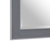 Wall mirror 56 x 2 x 126 cm Grey Wood White-2