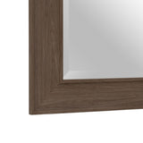 Wall mirror 56 x 2 x 126 cm Wood Brown-2